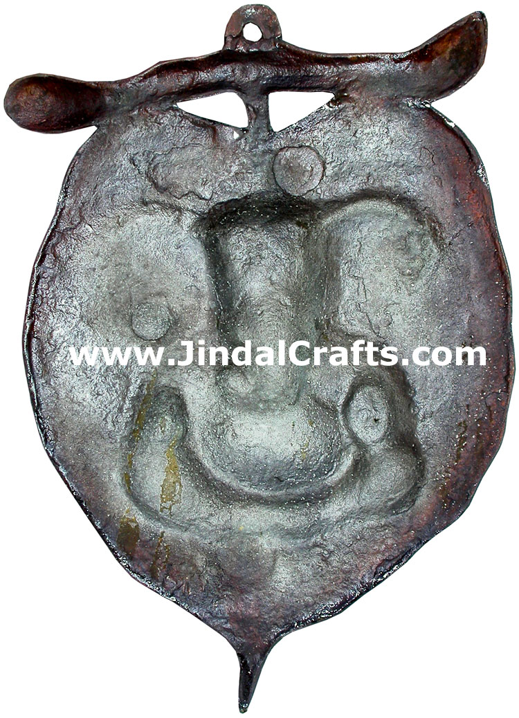 Lord Ganesha Leaf Wall Hanging Home Decoration Gift Art