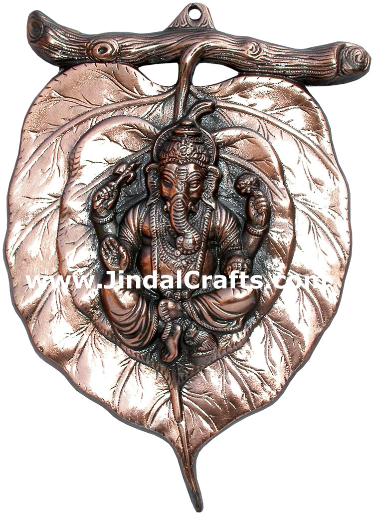 Lord Ganesha Wall Hanging Hindu Sculpture Handicrafts