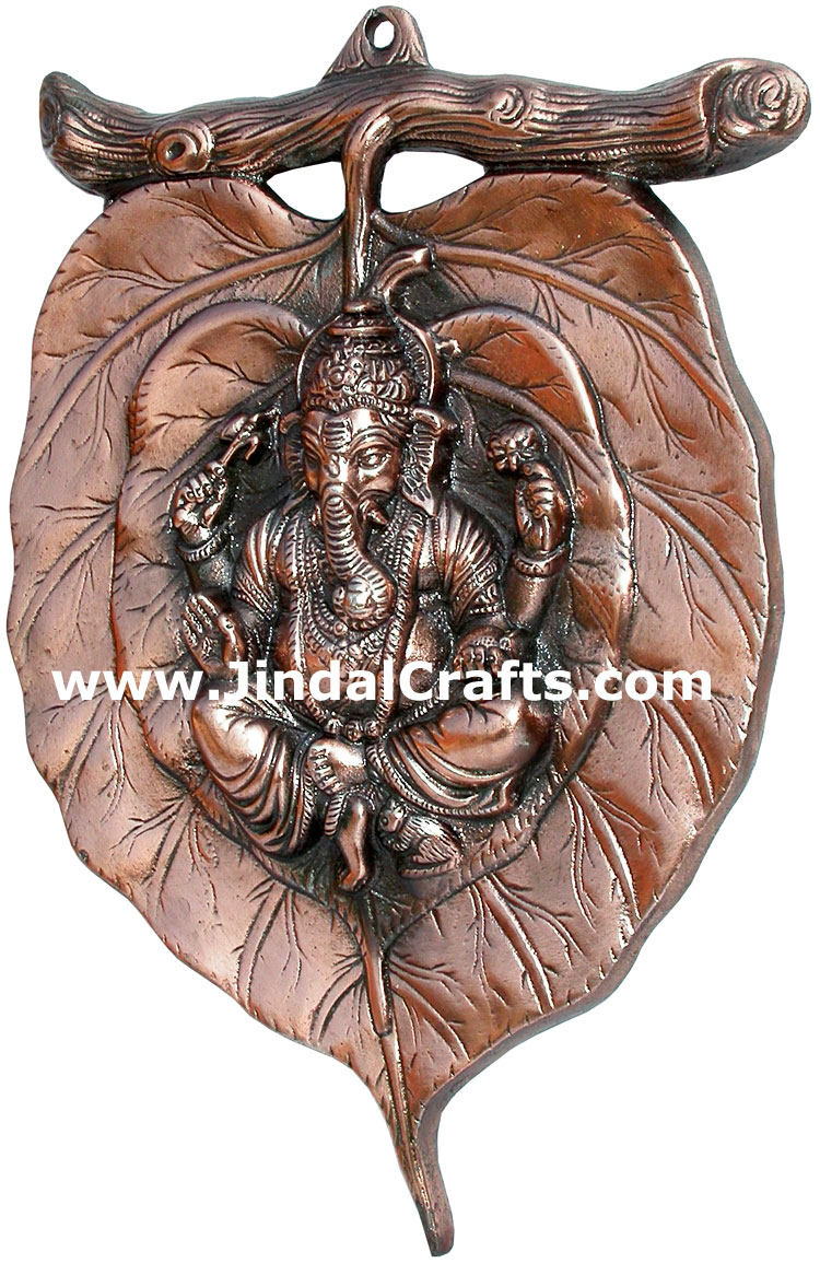 Lord Ganesha Wall Hanging Hindu Sculpture Handicrafts