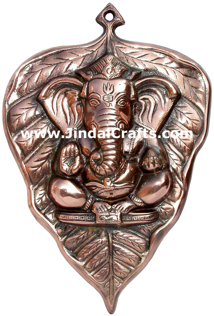 Lord Ganesha Wall Hanging Idol Sculpture Hindu Crafts