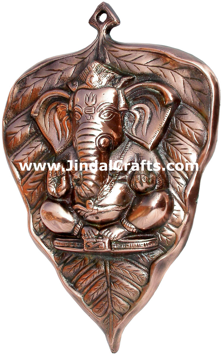 Lord Ganesha Wall Hanging Idol Sculpture Hindu Crafts