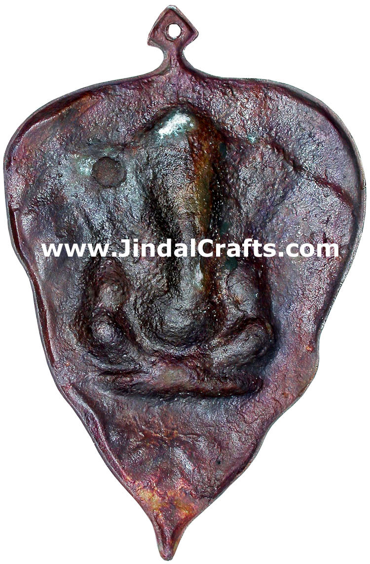 Lord Ganesha Wall Hanging Idol Sculpture Hindu Crafts