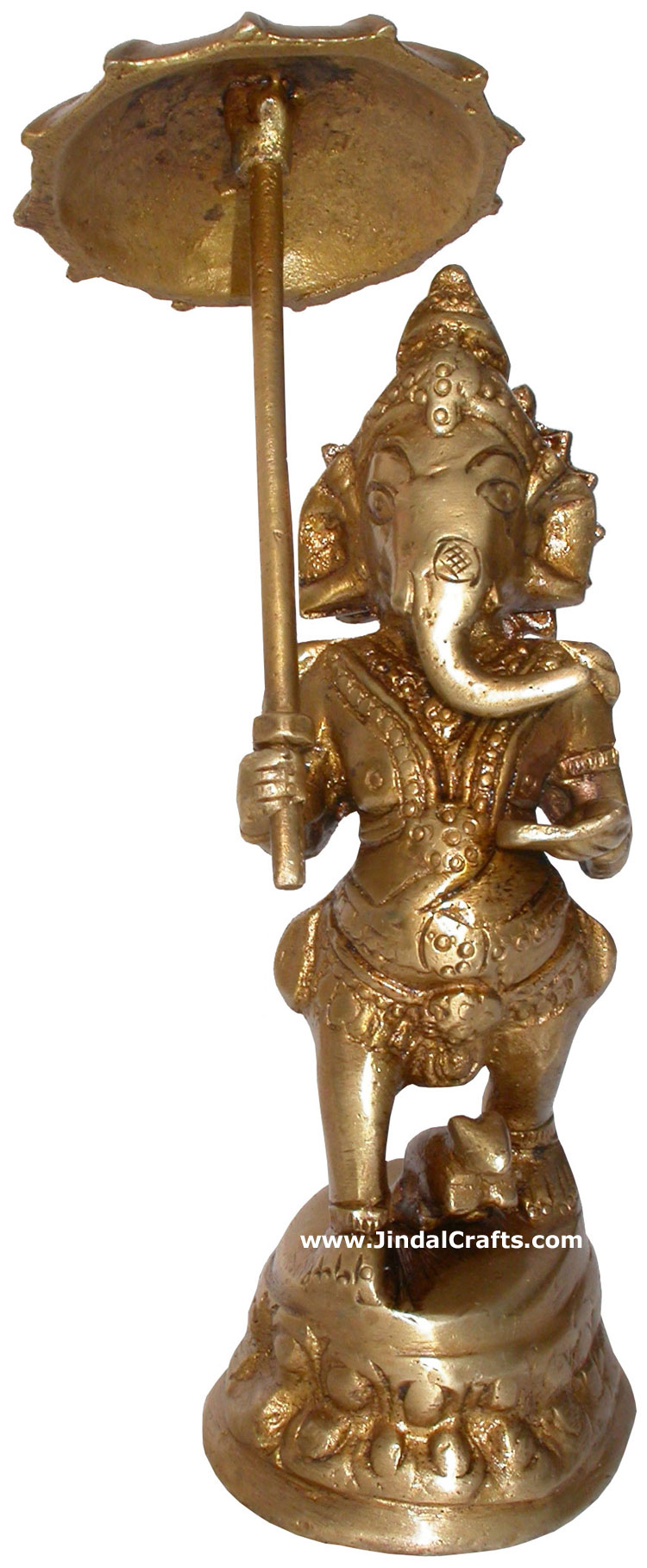 Brass Lord Ganesha India Artifacts Arts