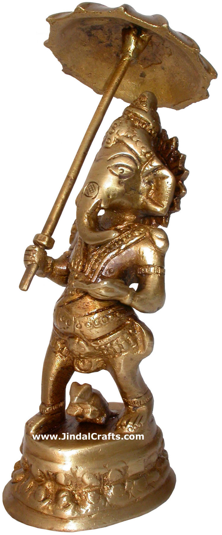 Brass Lord Ganesha India Artifacts Arts