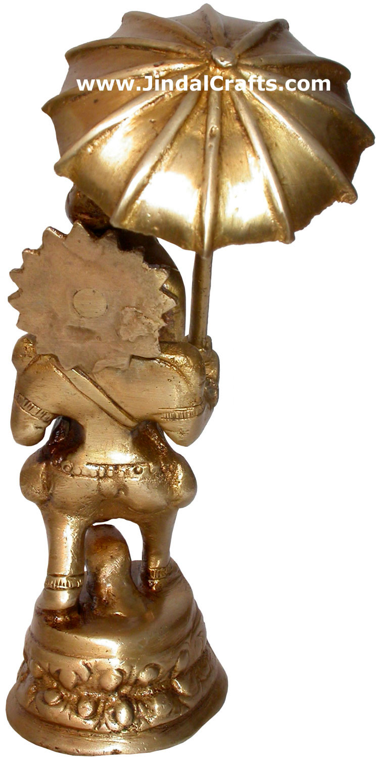 Brass Lord Ganesha India Artifacts Arts