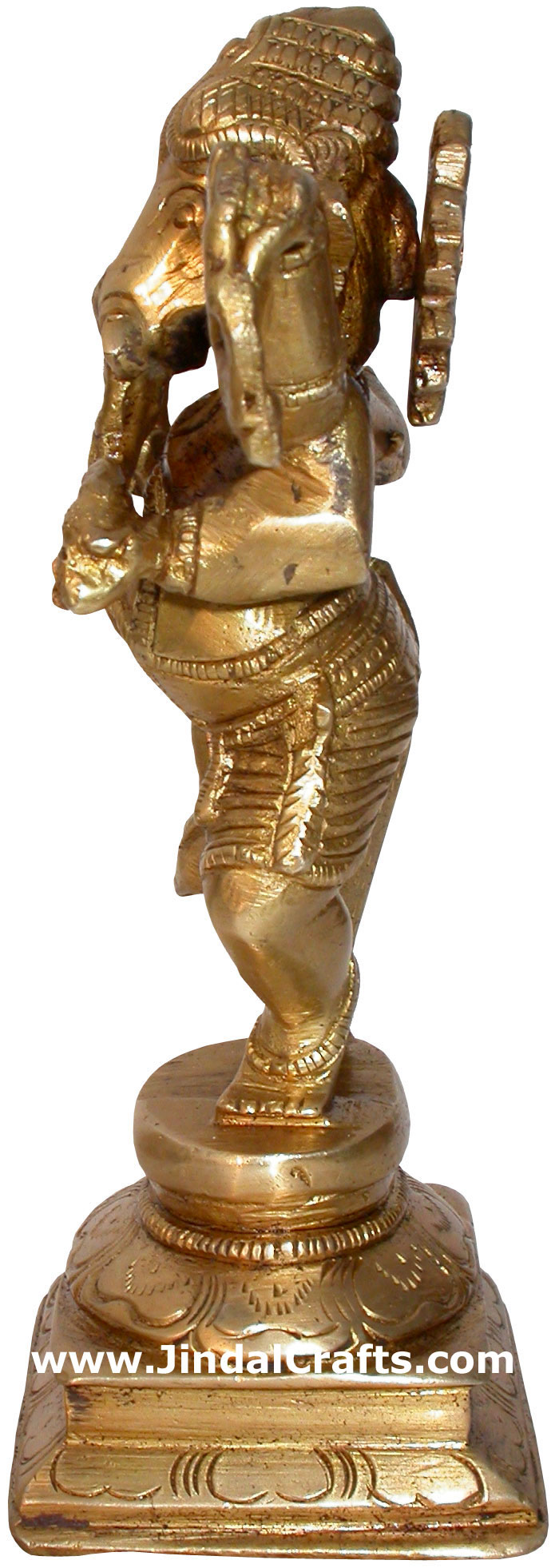 Brass Dancing Lord Ganesha India Artifacts