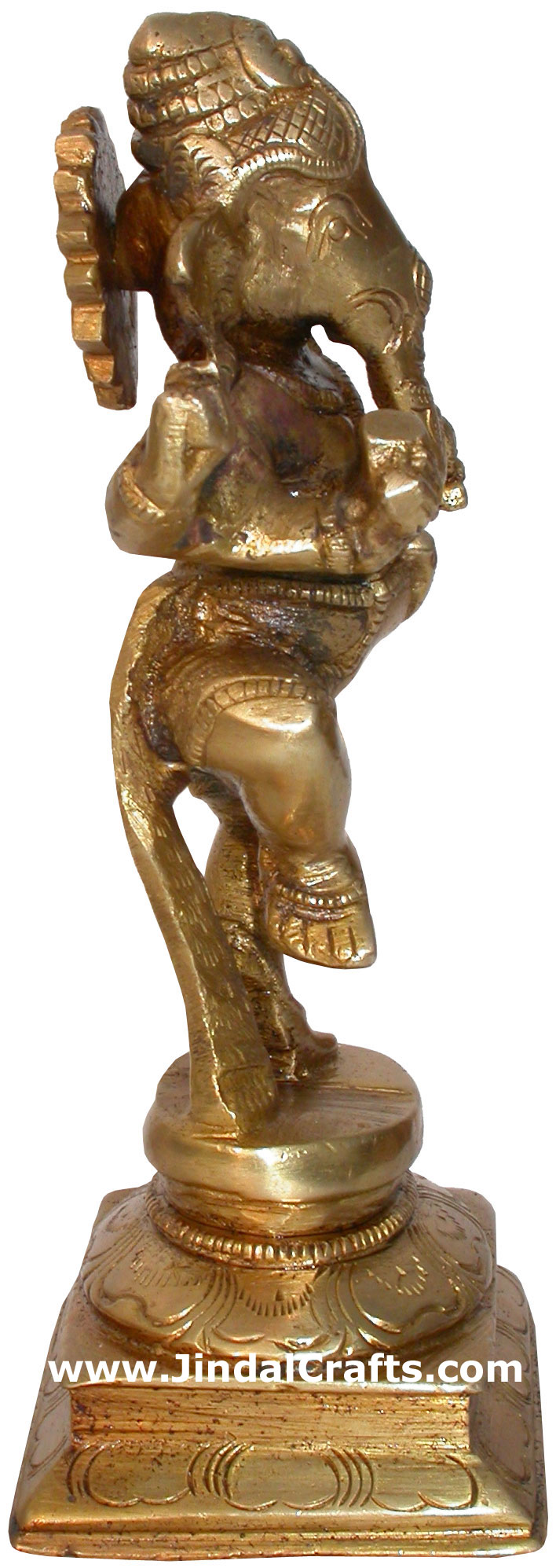 Brass Dancing Lord Ganesha India Artifacts