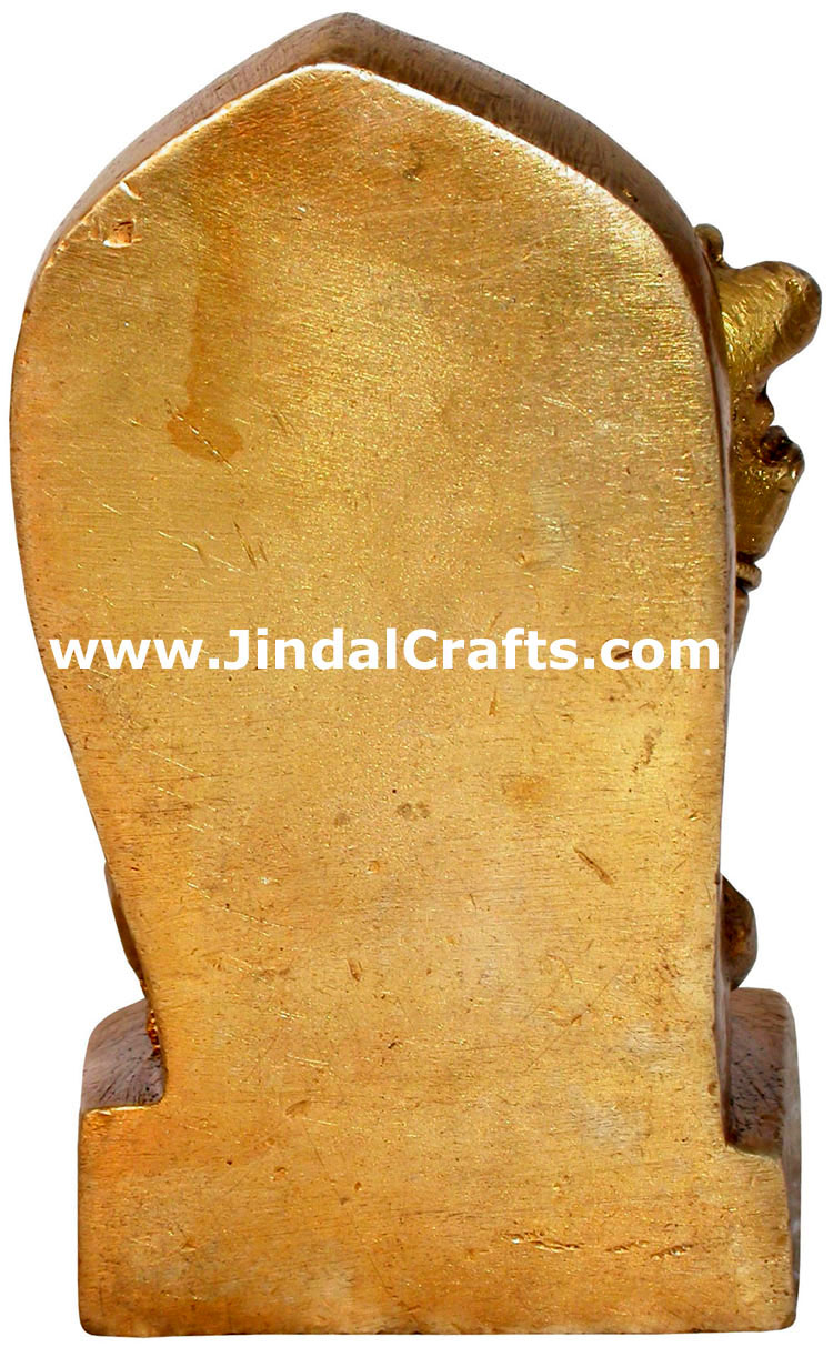 Brass Lord Ganesha India Artifacts Arts
