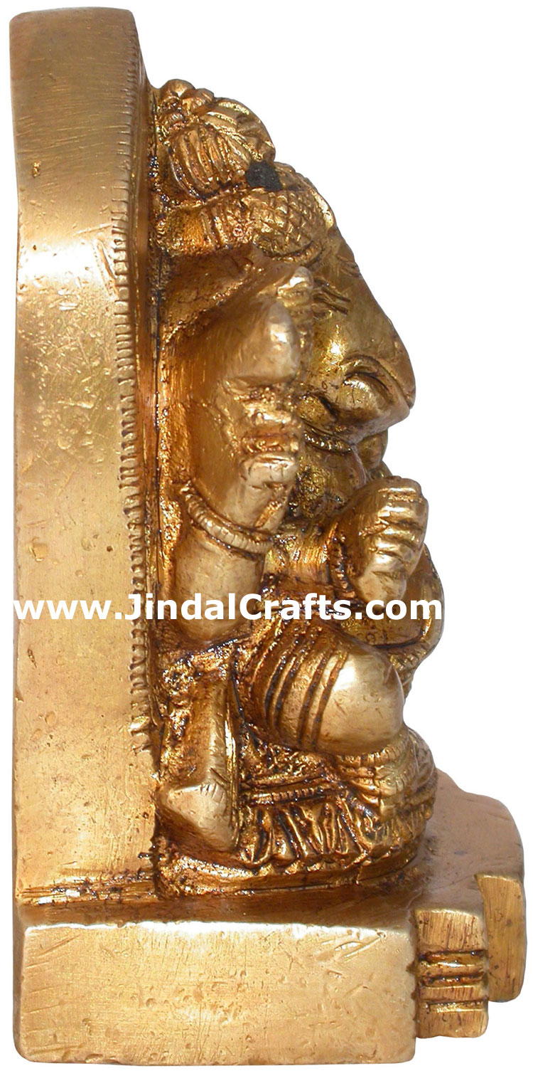 Brass Lord Ganesha India Artifacts Arts