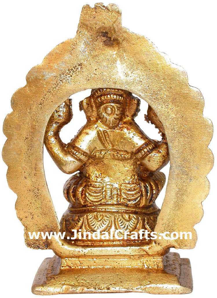 Brass Lord Ganesha India Artifacts Arts