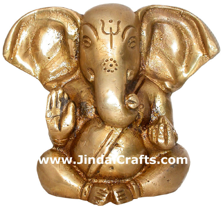 Brass Lord Ganesha India Carving Arts