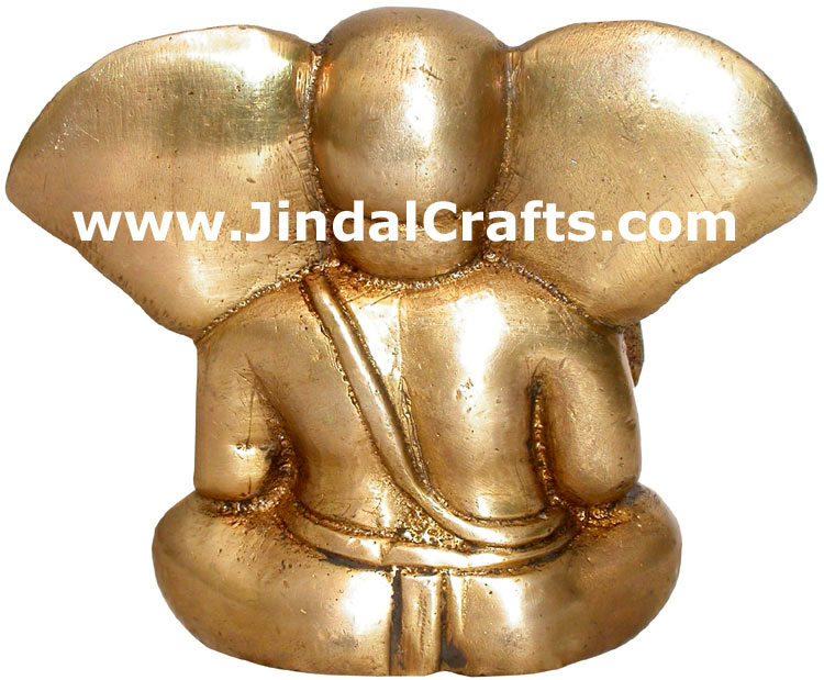 Brass Lord Ganesha India Carving Arts