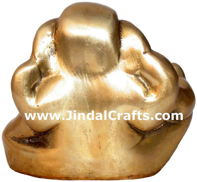Hindu Deities Brass Lord Ganesha India Carving Arts