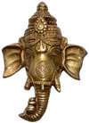 Hindu Deities Brass Lord Ganesha India Carving Arts