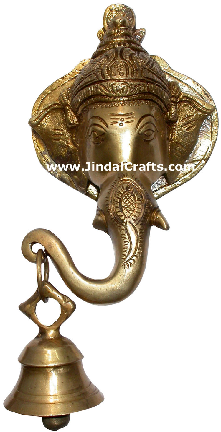 Hindu Deities Brass Lord Ganesha India Carving Arts