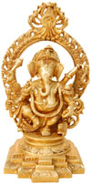 Ganesh - Hindu Religion Statue made from Brass India