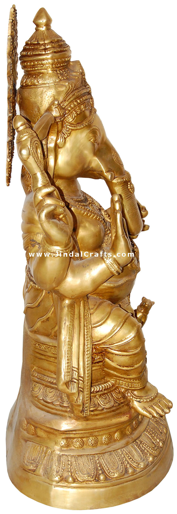 Ganesha - Brass Made Figure Hindu Religious Art