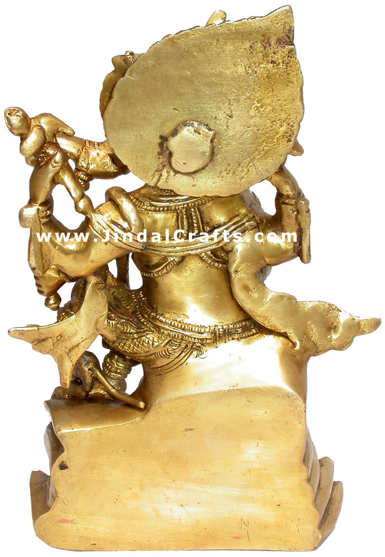 Lord Ganesh - Indian God Statue Hindu Handmade Artifact