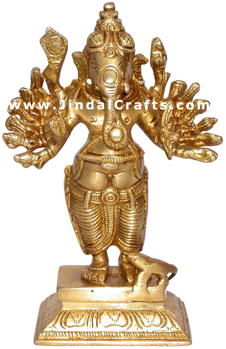 Sixteen Hans Lord Ganesha Hindu Religious Figurine Art