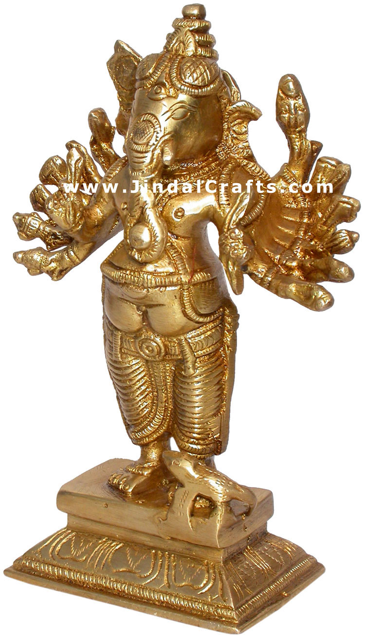 Sixteen Hans Lord Ganesha Hindu Religious Figurine Art