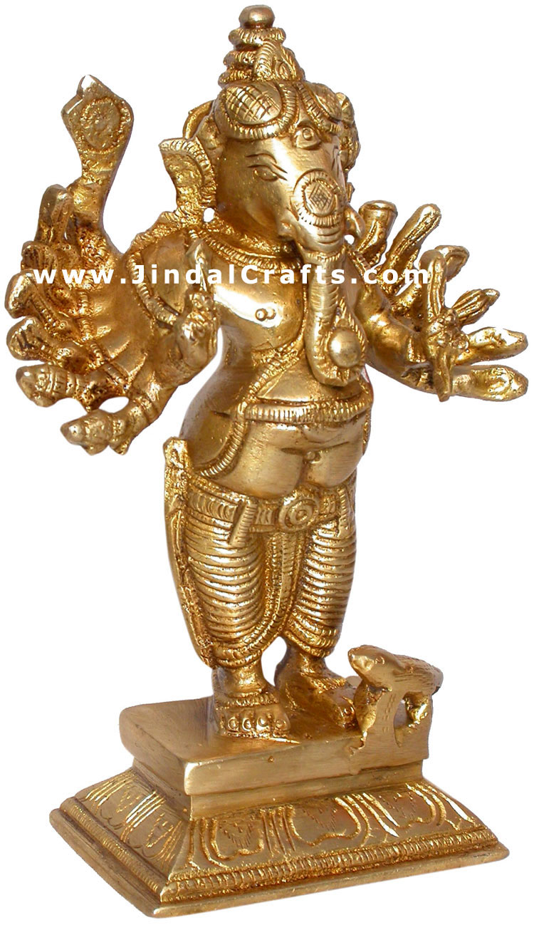 Sixteen Hans Lord Ganesha Hindu Religious Figurine Art