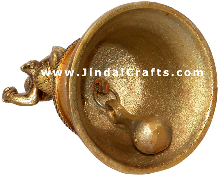 Ganesha Bell Hanging Hindu Religious Artifacts Idols Crafts India Handicrafts