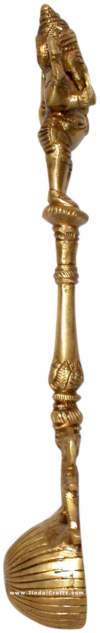 Lord Ganesha Spoon for Havan Aahuti - Handmade Artifact
