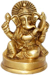 Ganesha - Set of 6 peices in Musical Posture Indian God