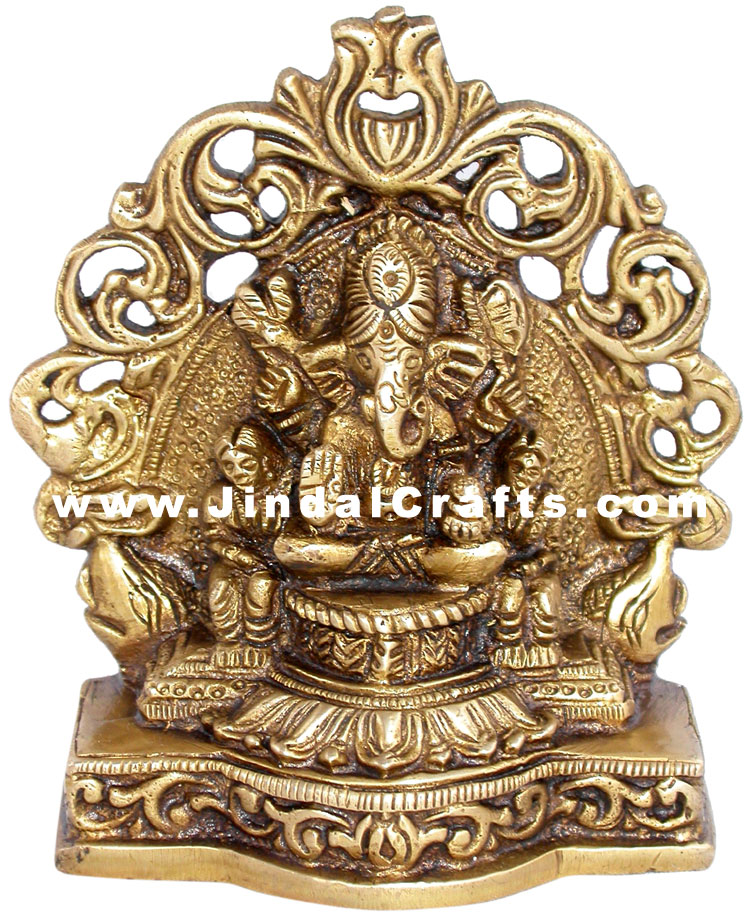 Ganesha Indian Religious God Sculpture Statue Idol Art