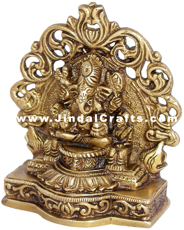Ganesha Indian Religious God Sculpture Statue Idol Art