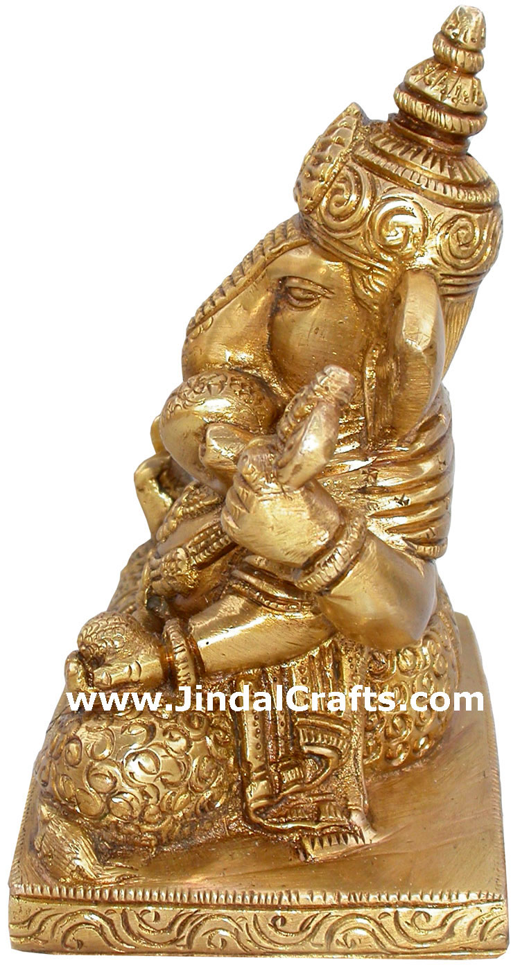 Ganesha Statues Religious Hindu Sculptures India Crafts