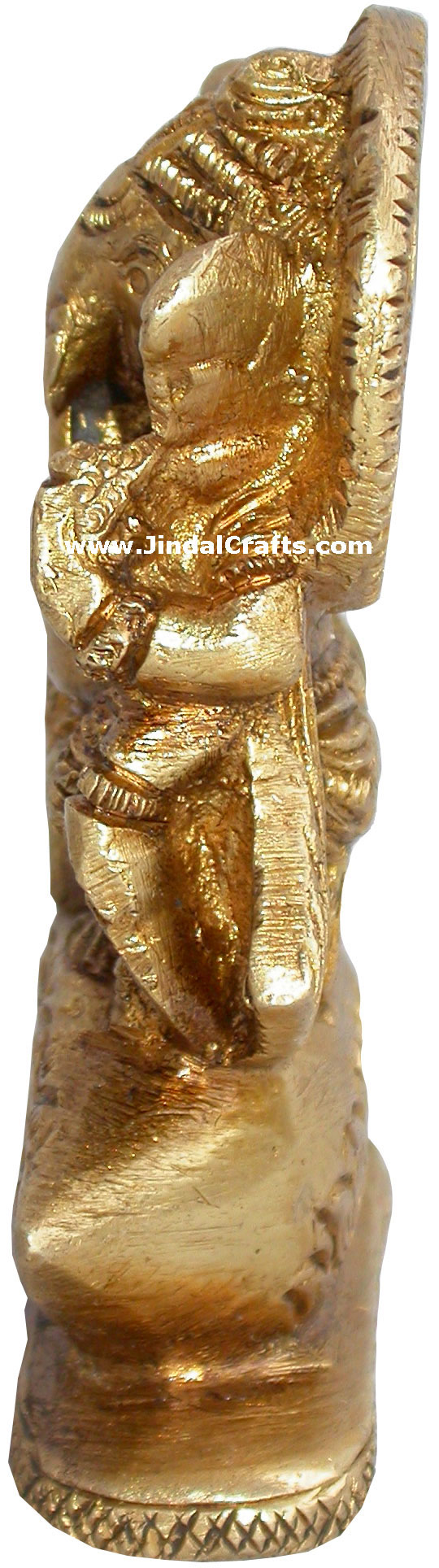 Ganesha on Conch Shankh Hindu Religious Statues India Sculpture Idol Hindu Arts