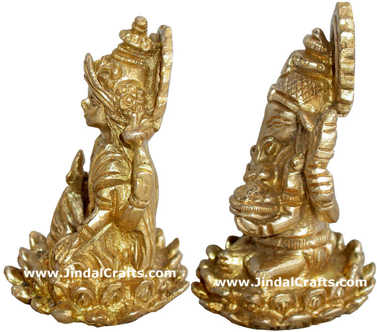 Lakshmi Ganesha Statues Figures Religious Idols India
