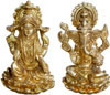 Lakshmi Ganesha Statues Figures Religious Idols India