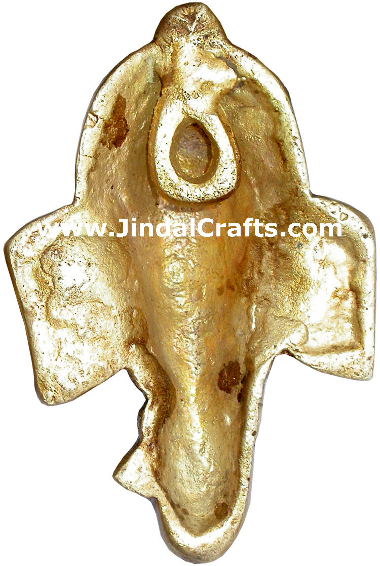 Ganesha Hanging Brass Craft Indian God Hindu Religious