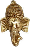 Ganesha Hanging Brass Craft Indian God Hindu Religious