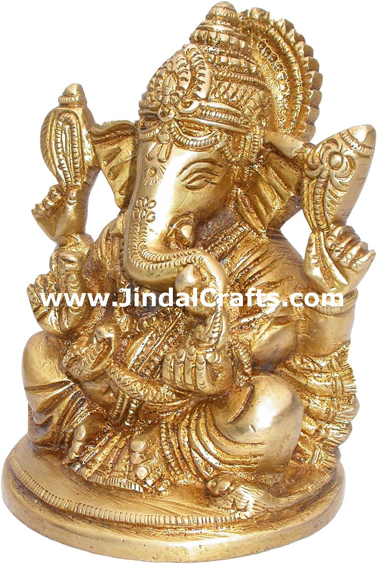 Ganesha Sculpture Indian Hindu Religious God Figure Art