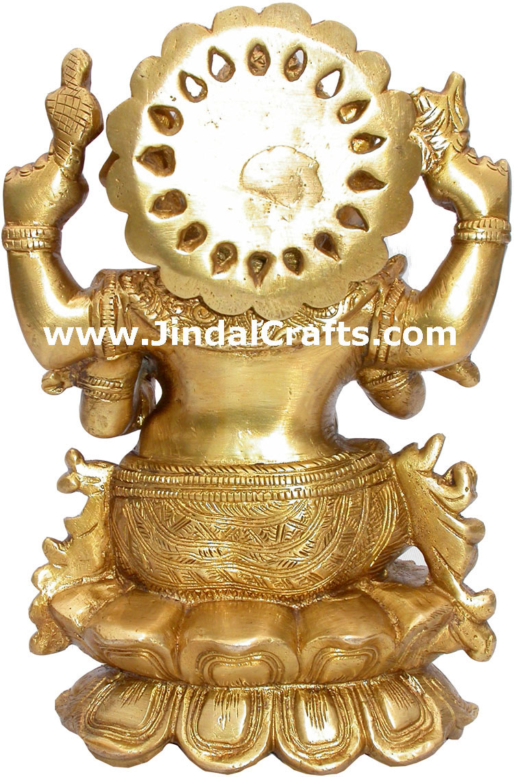 Ganesha Metal Statues Hindu Religious Sculpture Figures