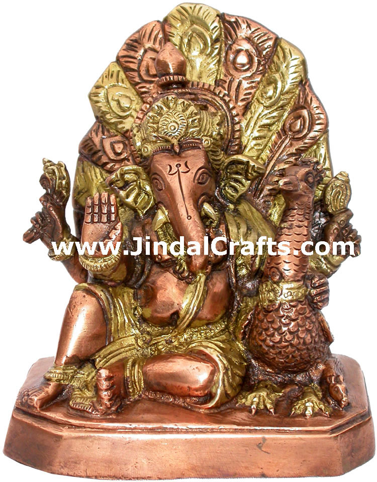 Ganesha Antique Finish Figure Hindu Religious Crafts