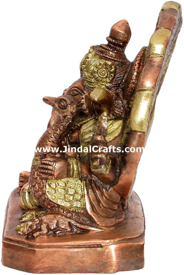 Ganesha Antique Finish Figure Hindu Religious Crafts