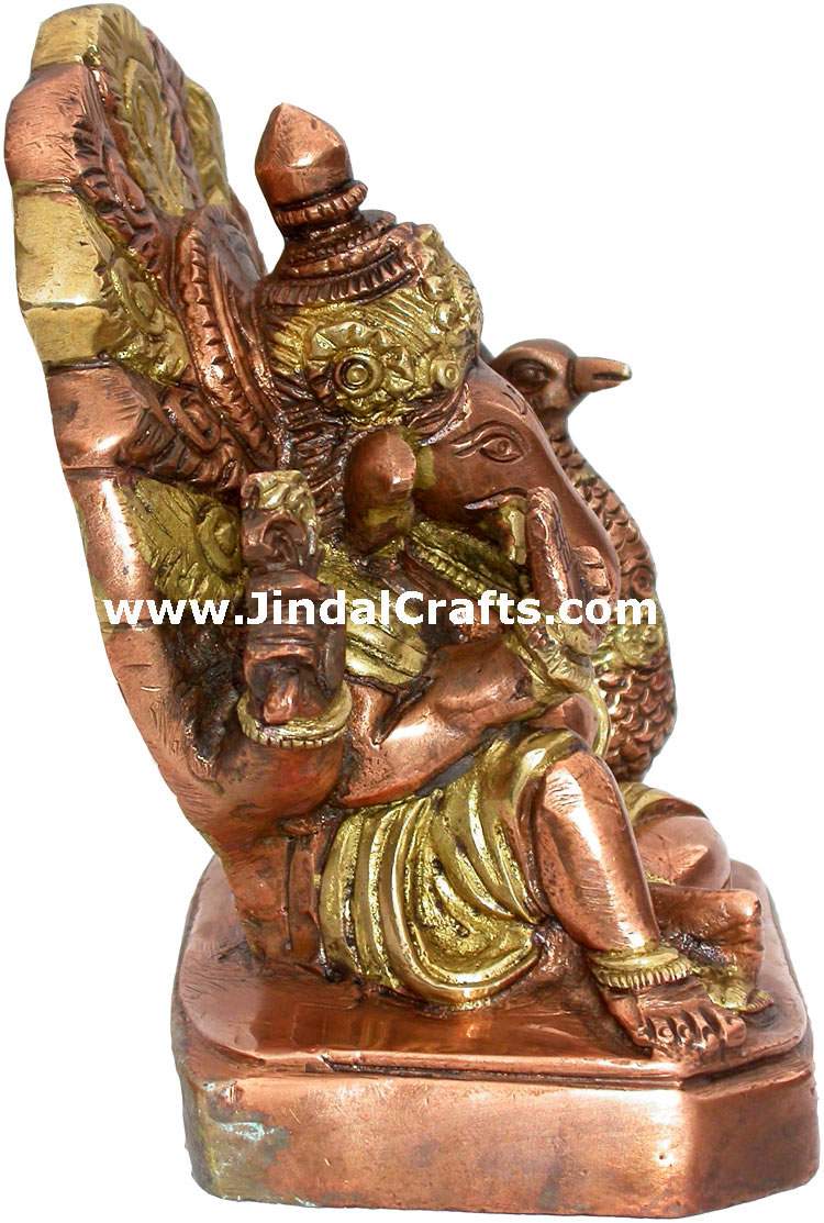 Ganesha Antique Finish Figure Hindu Religious Crafts