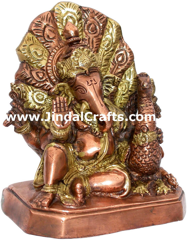 Ganesha Antique Finish Figure Hindu Religious Crafts