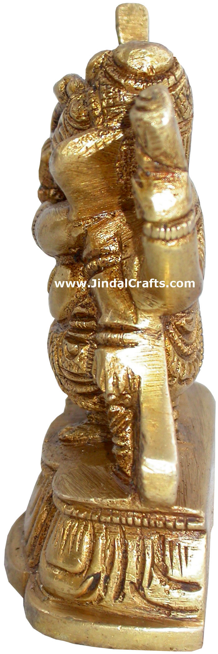 Lord Ganesha playing Flute Figure Ganpati Gajanan Vighanharta Hindu Idol Statues