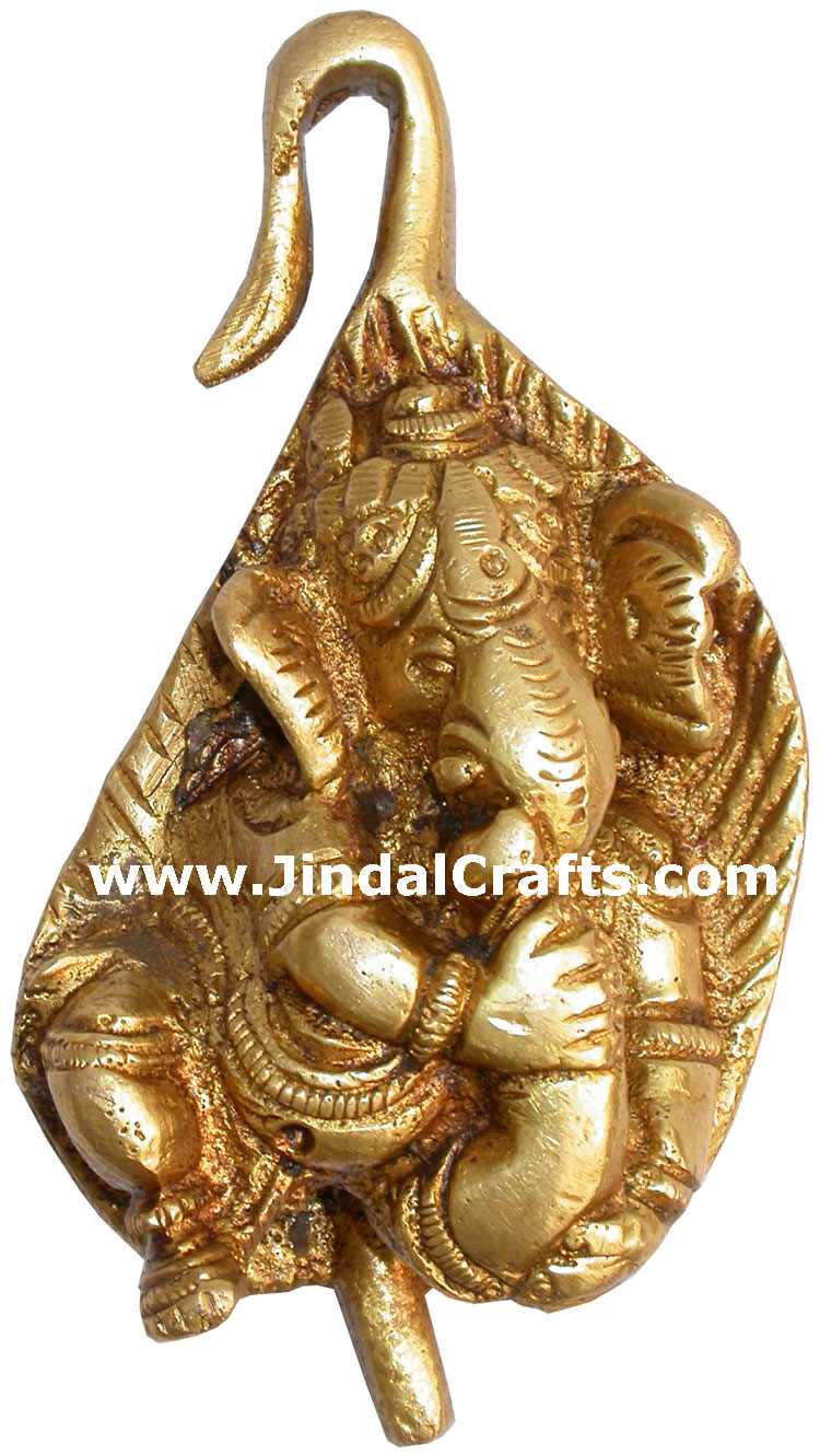Ganesha Hanging Indian God Home Decoration Figure Craft Hindu Handicrafts Idols
