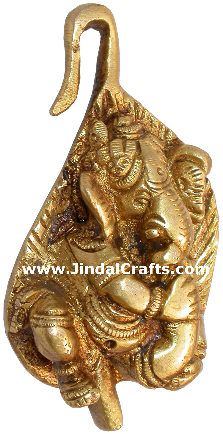 Ganesha Hanging Indian God Home Decoration Figure Craft Hindu Handicrafts Idols