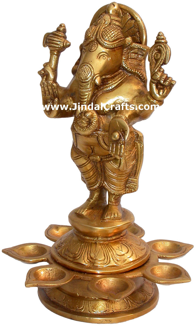 Ganesha Lamps Diya Deepaks Lighting Hindu Diwali Crafts