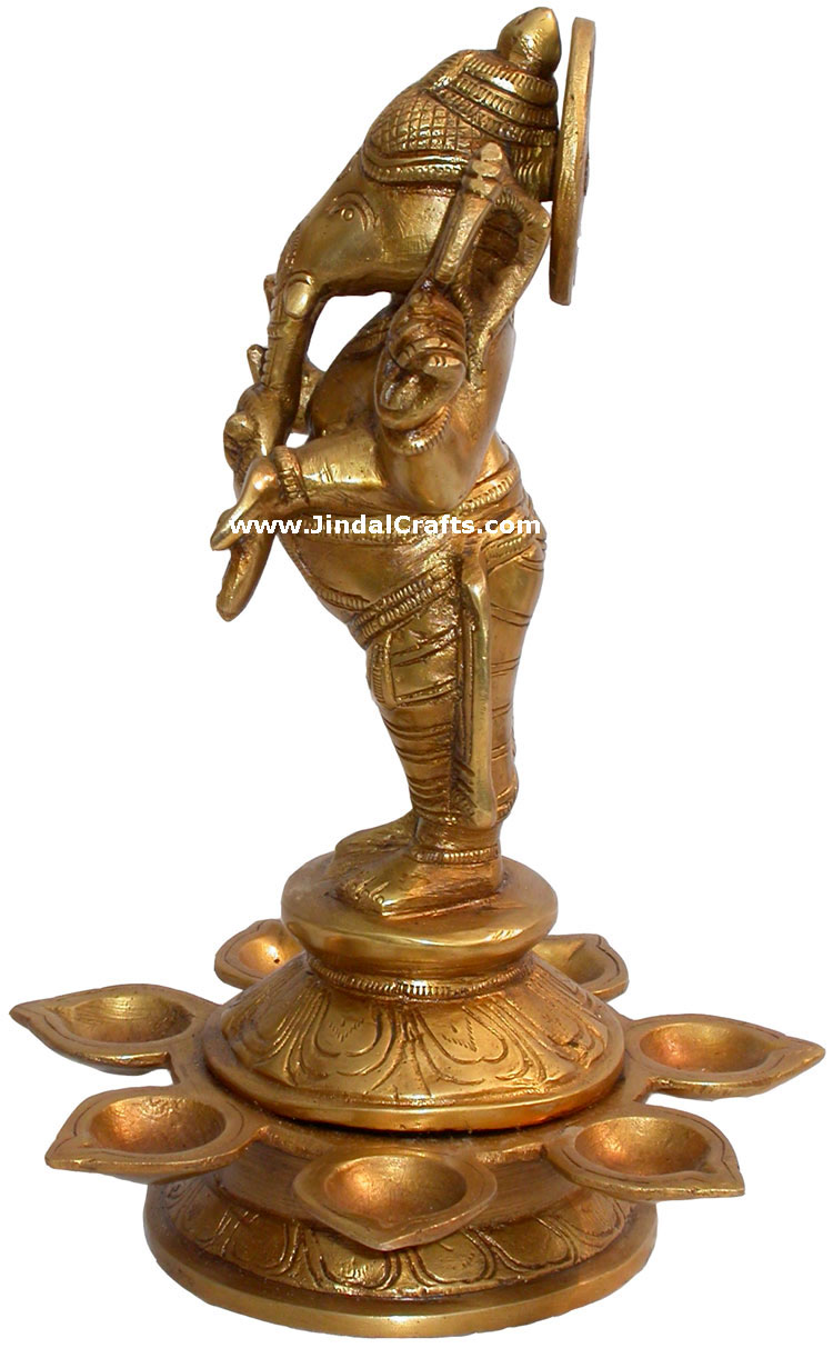 Ganesha Lamps Diya Deepaks Lighting Hindu Diwali Crafts