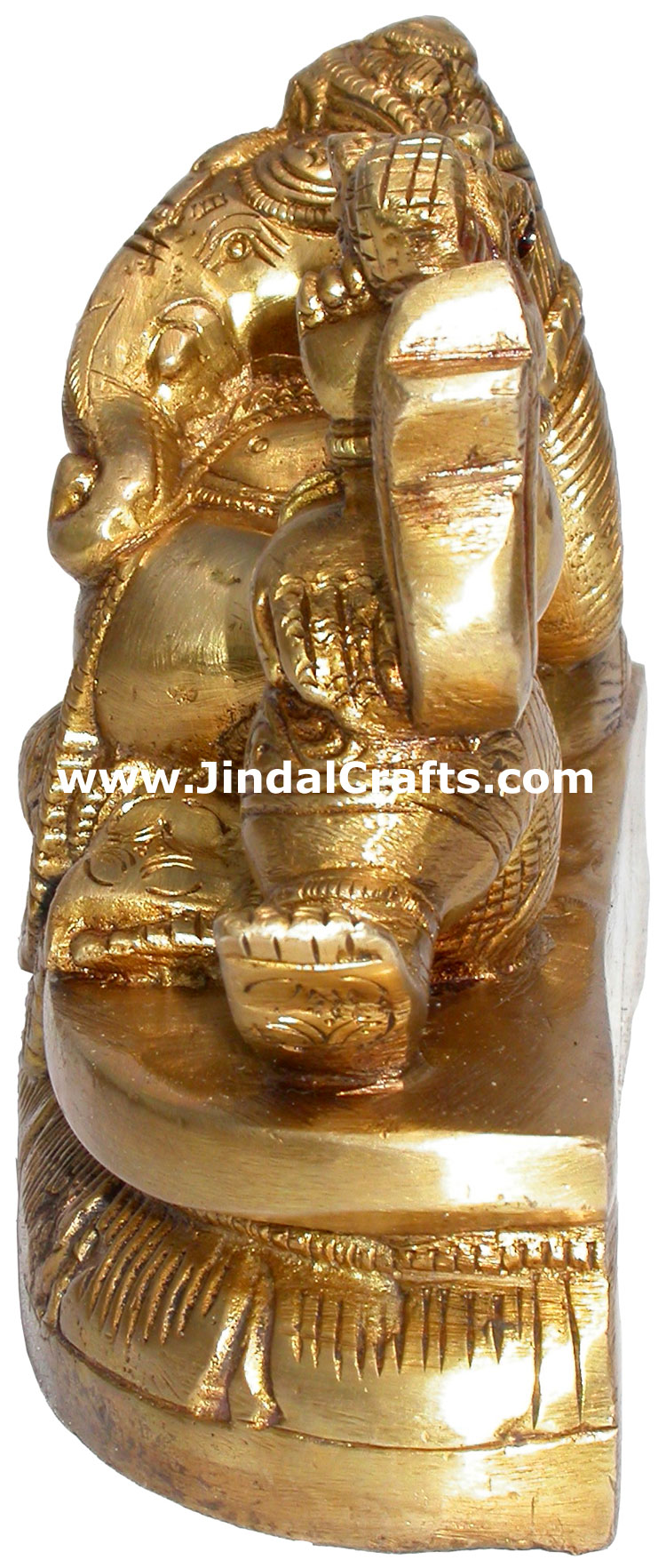 Lord Ganesha Hindu God Brass Sculpture Figurine Crafts