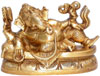 Lord Ganesha Hindu God Brass Sculpture Figurine Crafts