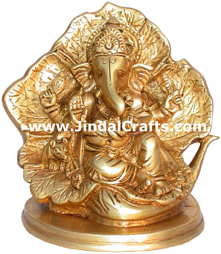 Lord Ganesha Ganpati Gajanan Siddhi Vinyaka Metal Idols